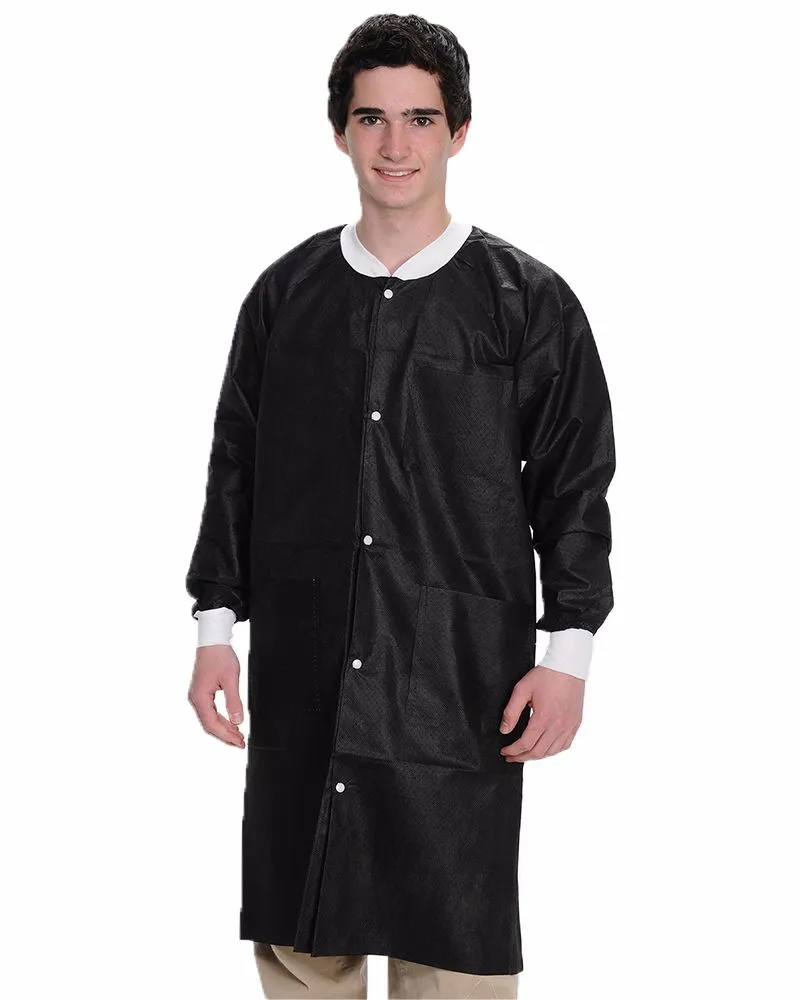 (10/Pack) Valumax Heavy Weight Knee Length Disposable Lab Coats - Neutral Colors