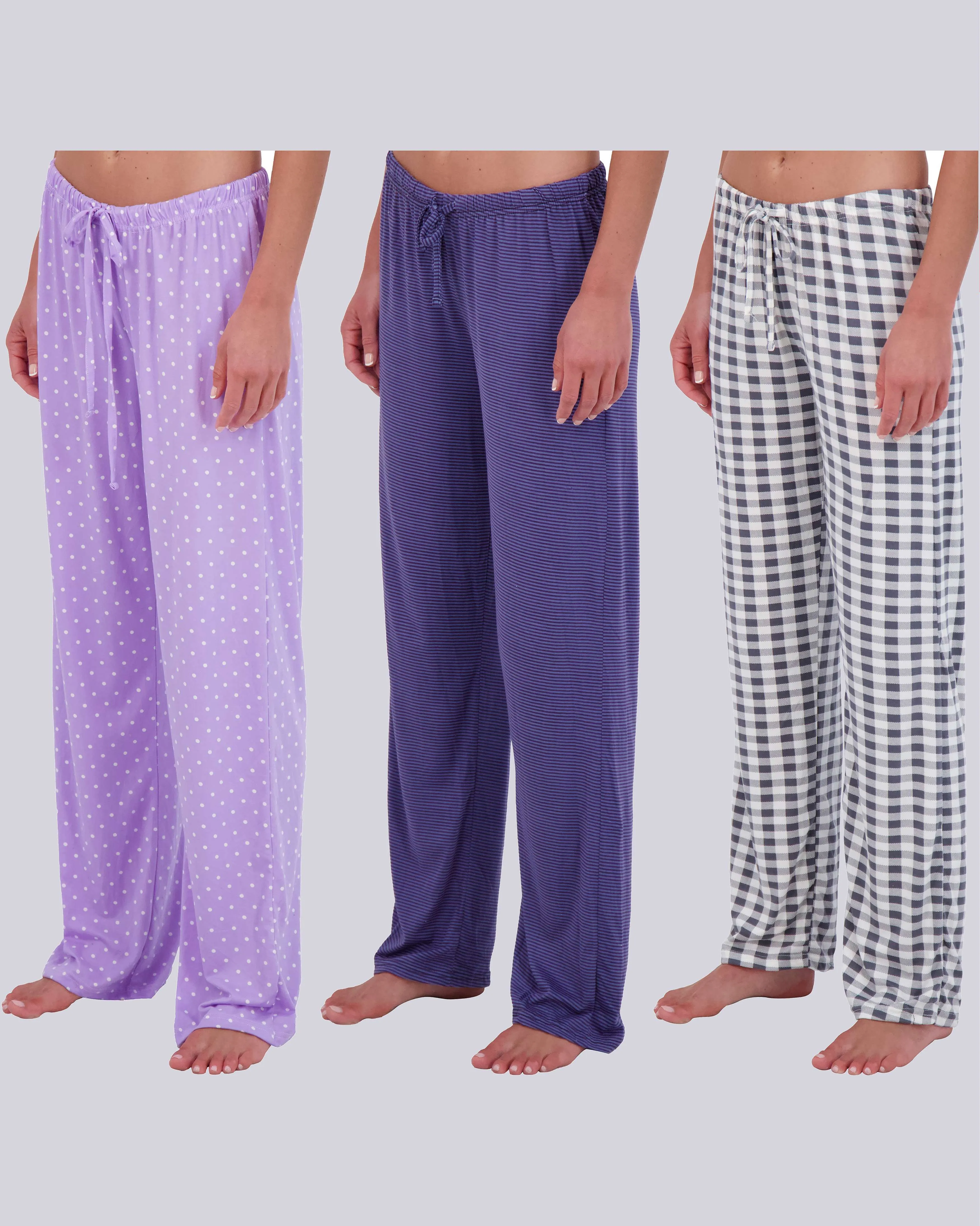 3 Pack: Womens Fleece Pajama Pants