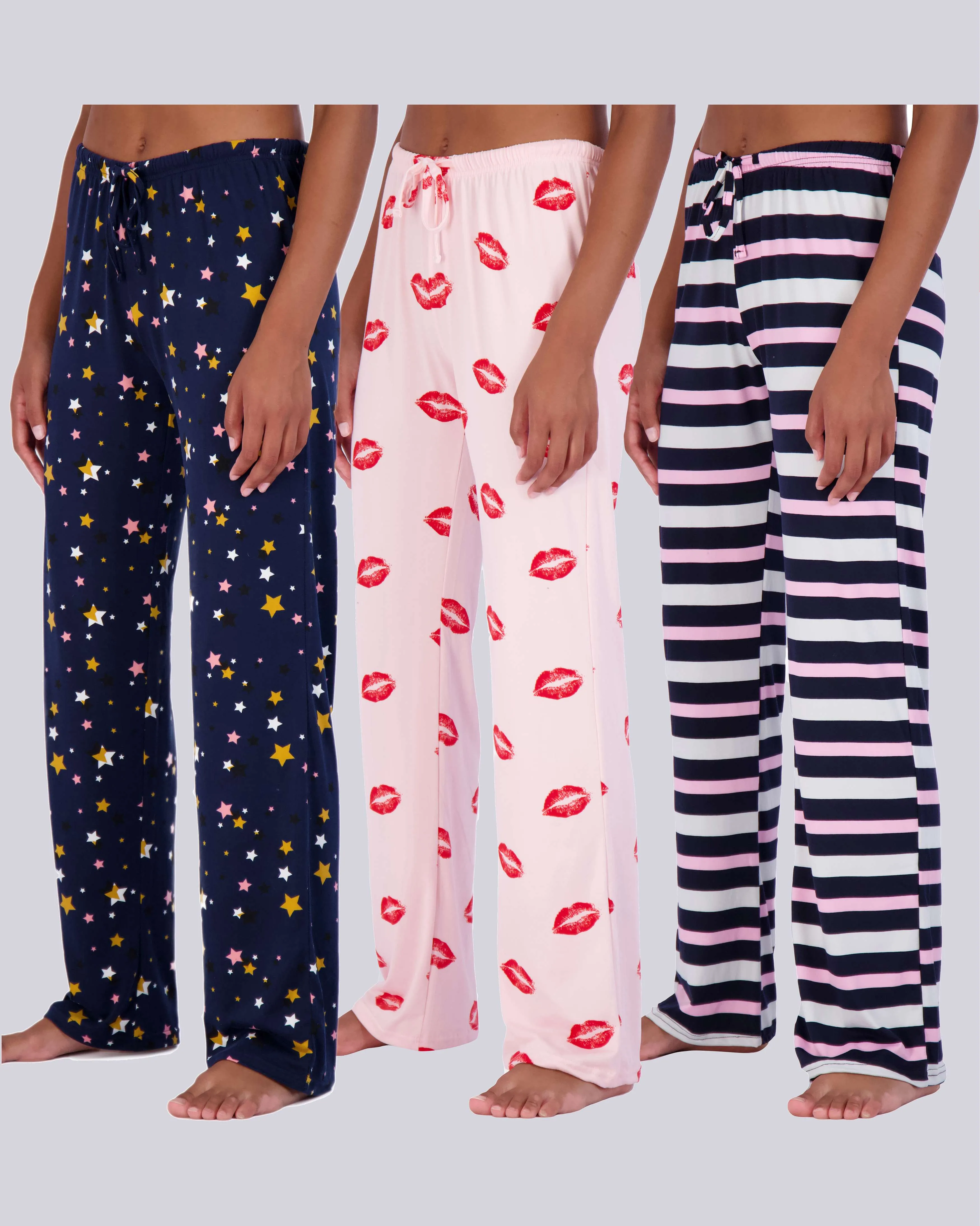 3 Pack: Womens Fleece Pajama Pants