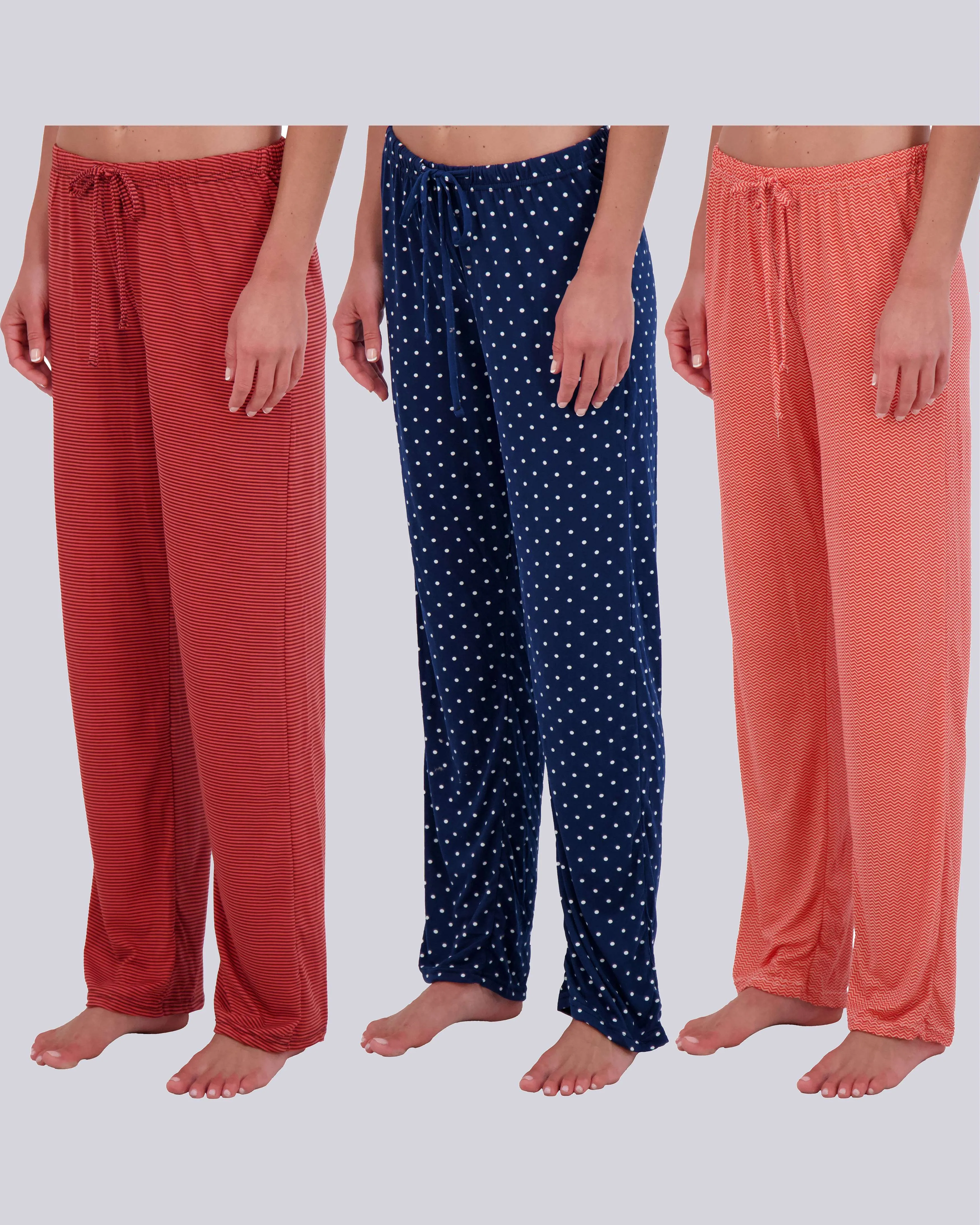 3 Pack: Women's Soft Pajama Pants