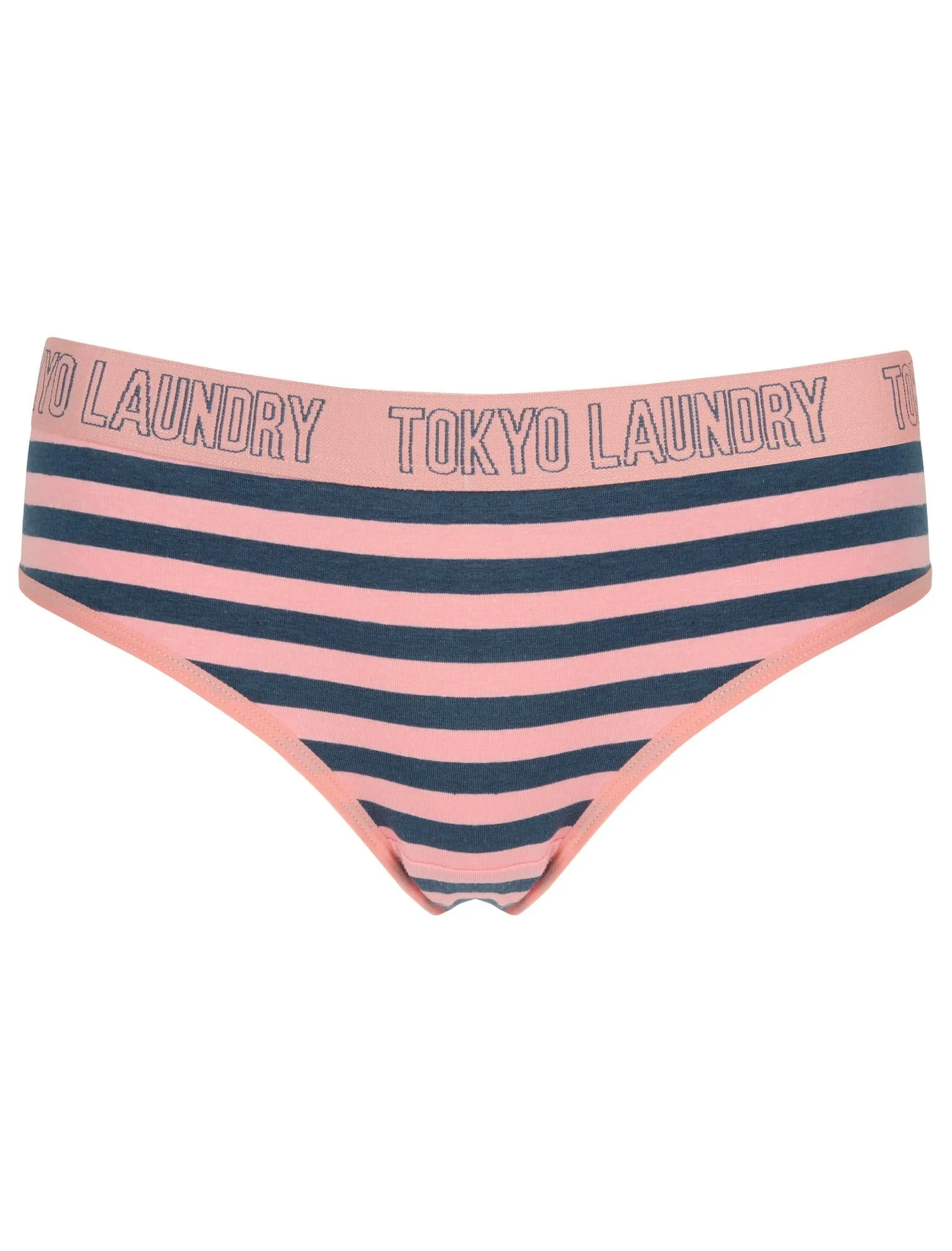 Abby (3 Pack) Assorted Briefs In Blush / Dark Denim / Grey Marl - Tokyo Laundry