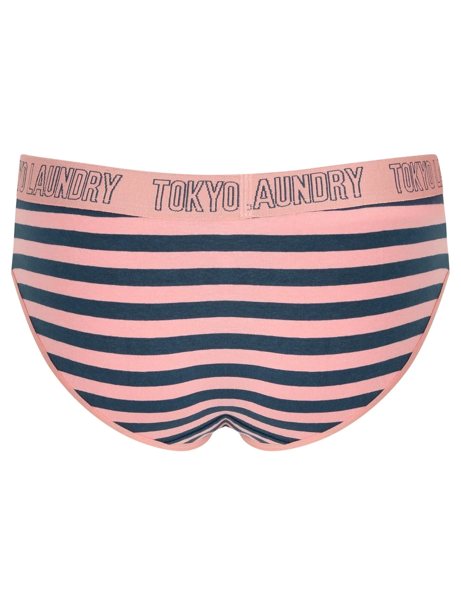 Abby (3 Pack) Assorted Briefs In Blush / Dark Denim / Grey Marl - Tokyo Laundry