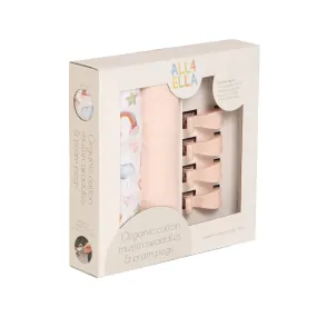 All 4 Ella - 2 Pack Wraps & 4 Pegs - Rainbow Dreams