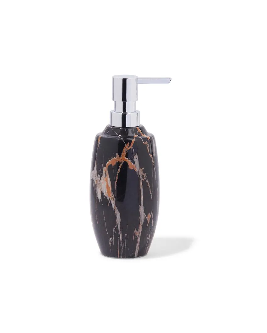 Antique Soap Dispenser, Tray, Soap Dish & Tumbler Bath Set | Set of 4 Pcs