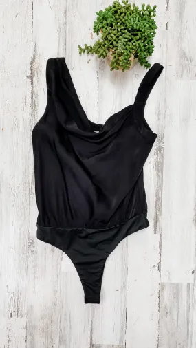 ASTR the label Cowl Neck Draped One Piece (M)