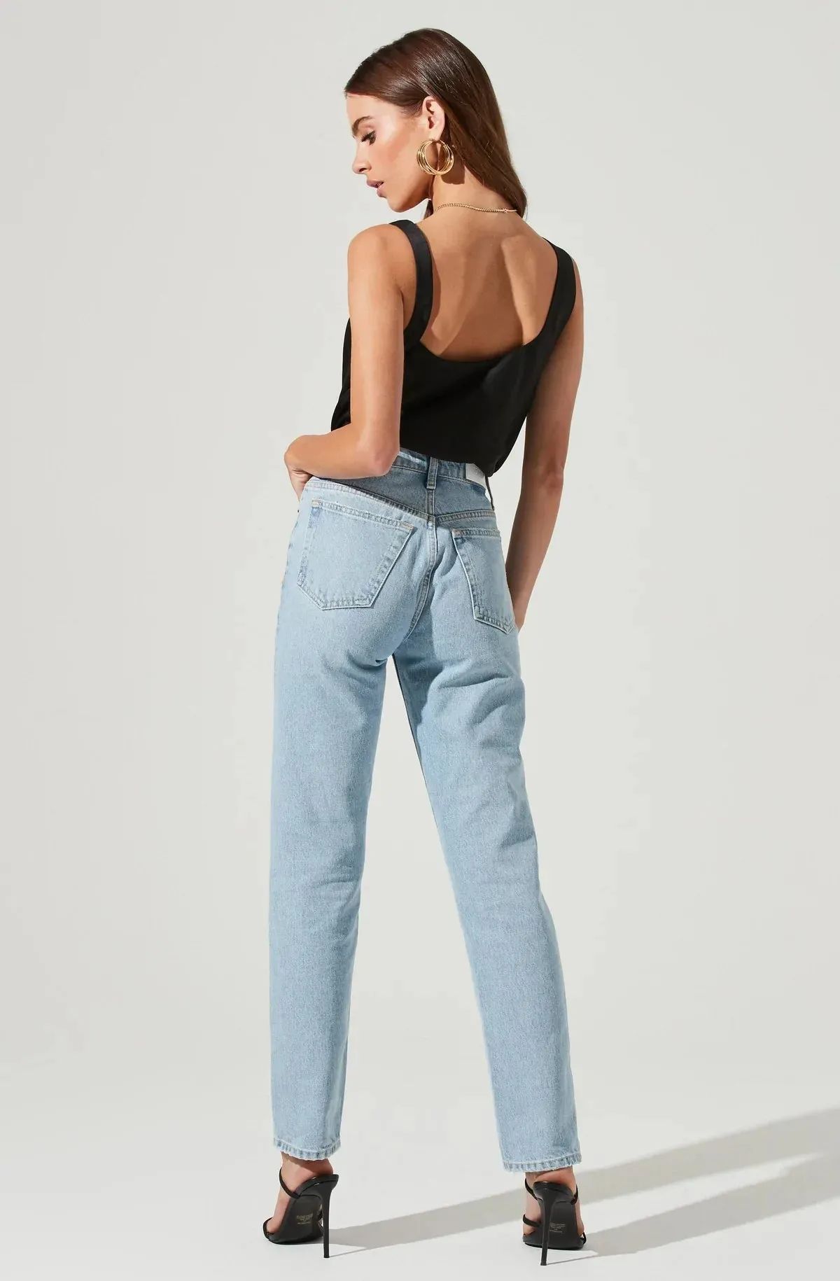 ASTR the label Cowl Neck Draped One Piece (M)