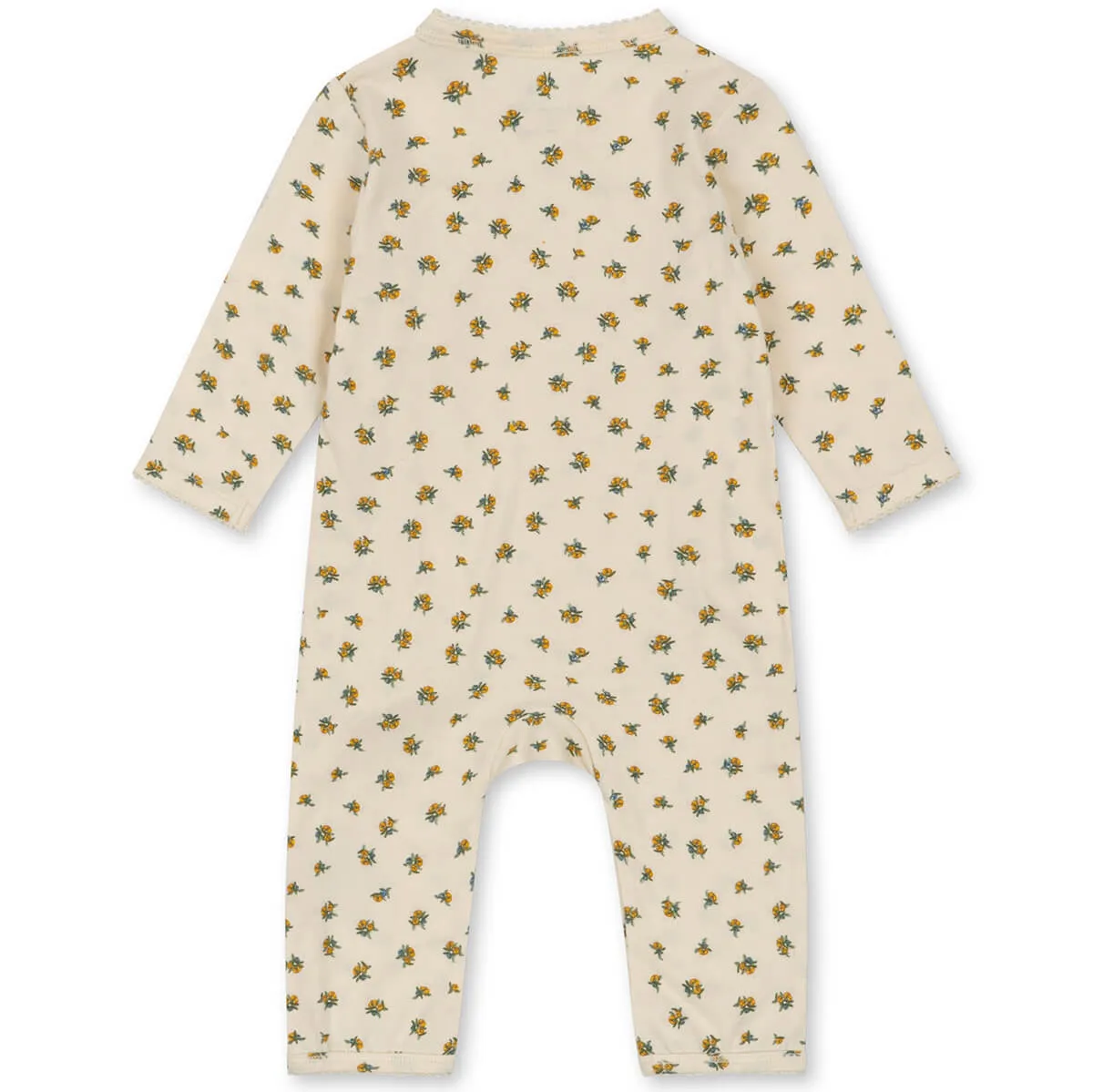 Basic Wrap Onesie in Peonia Limone by Konges Sløjd