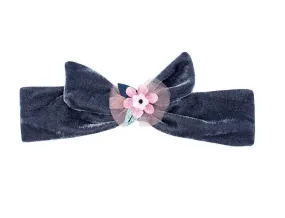 Billy Loves Audrey Magic Flower Velvet Tie Head Band