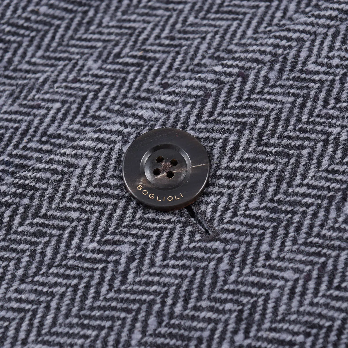 Boglioli Soft-Constructed Wool Overcoat
