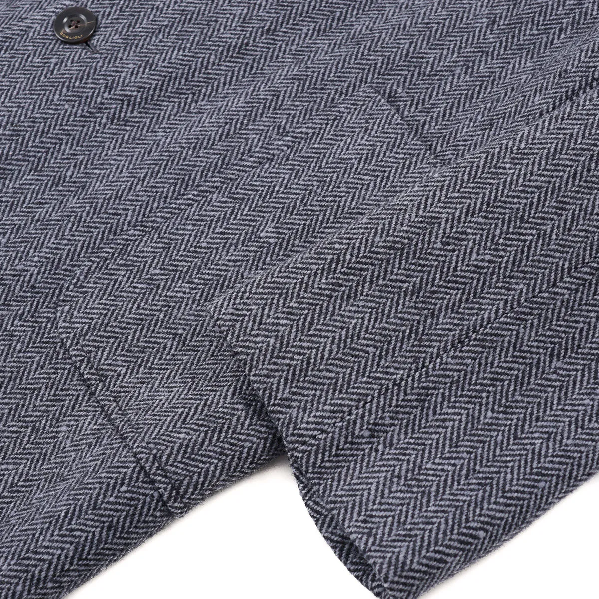 Boglioli Soft-Constructed Wool Overcoat