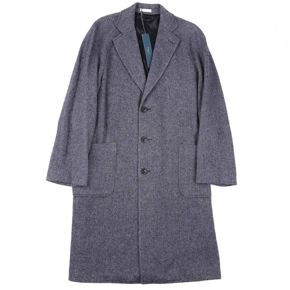 Boglioli Soft-Constructed Wool Overcoat