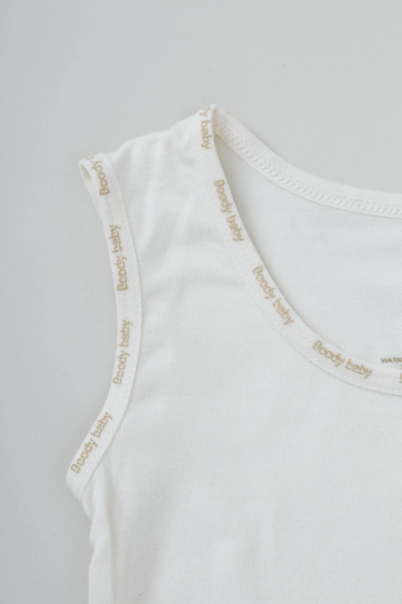 Boody Bamboo Sleeveless Baby Bodysuit