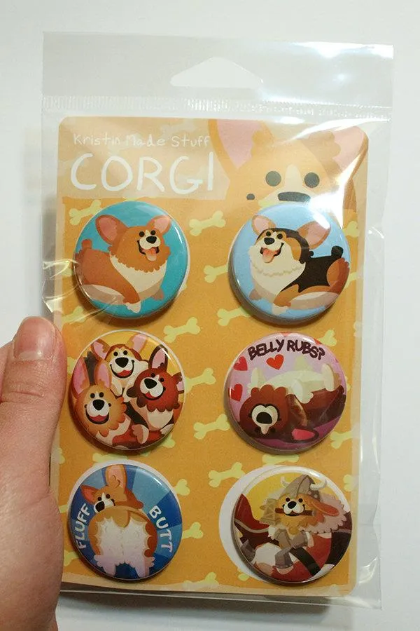 Corgi Buttons