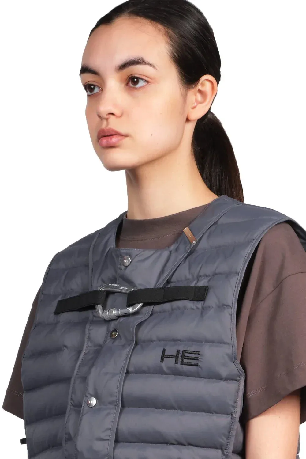 Cropped Down Vest