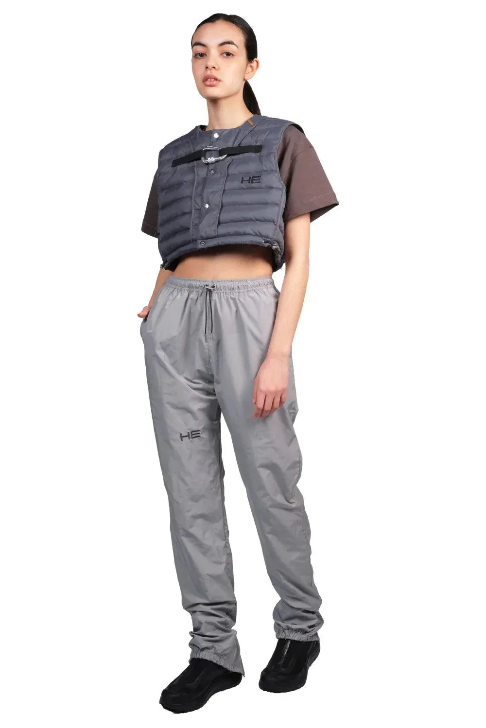 Cropped Down Vest