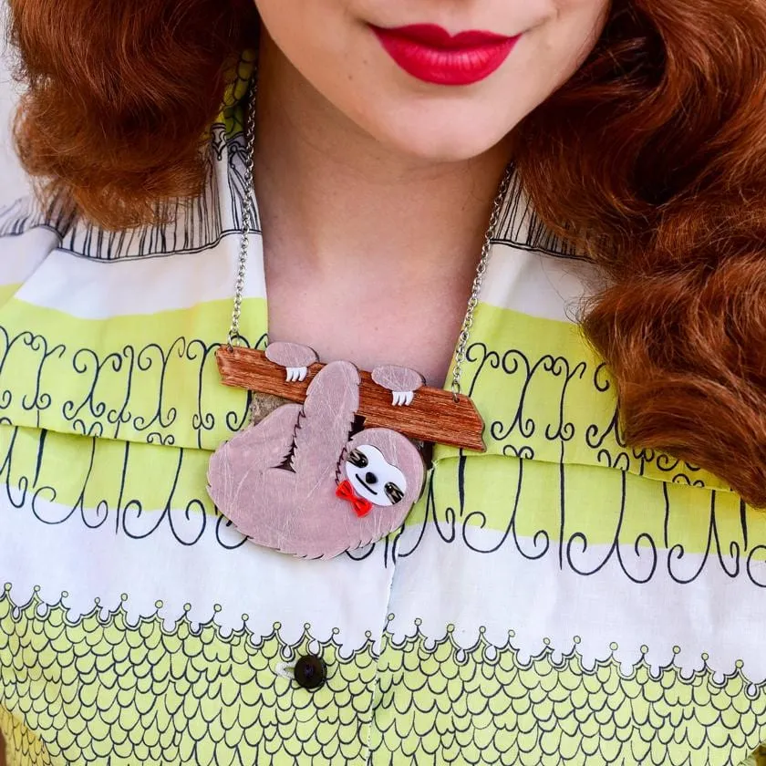 Cyril the Sloth Necklace