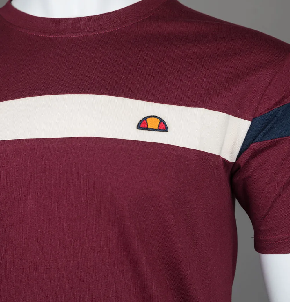 Ellesse Caserio T-Shirt Burgundy