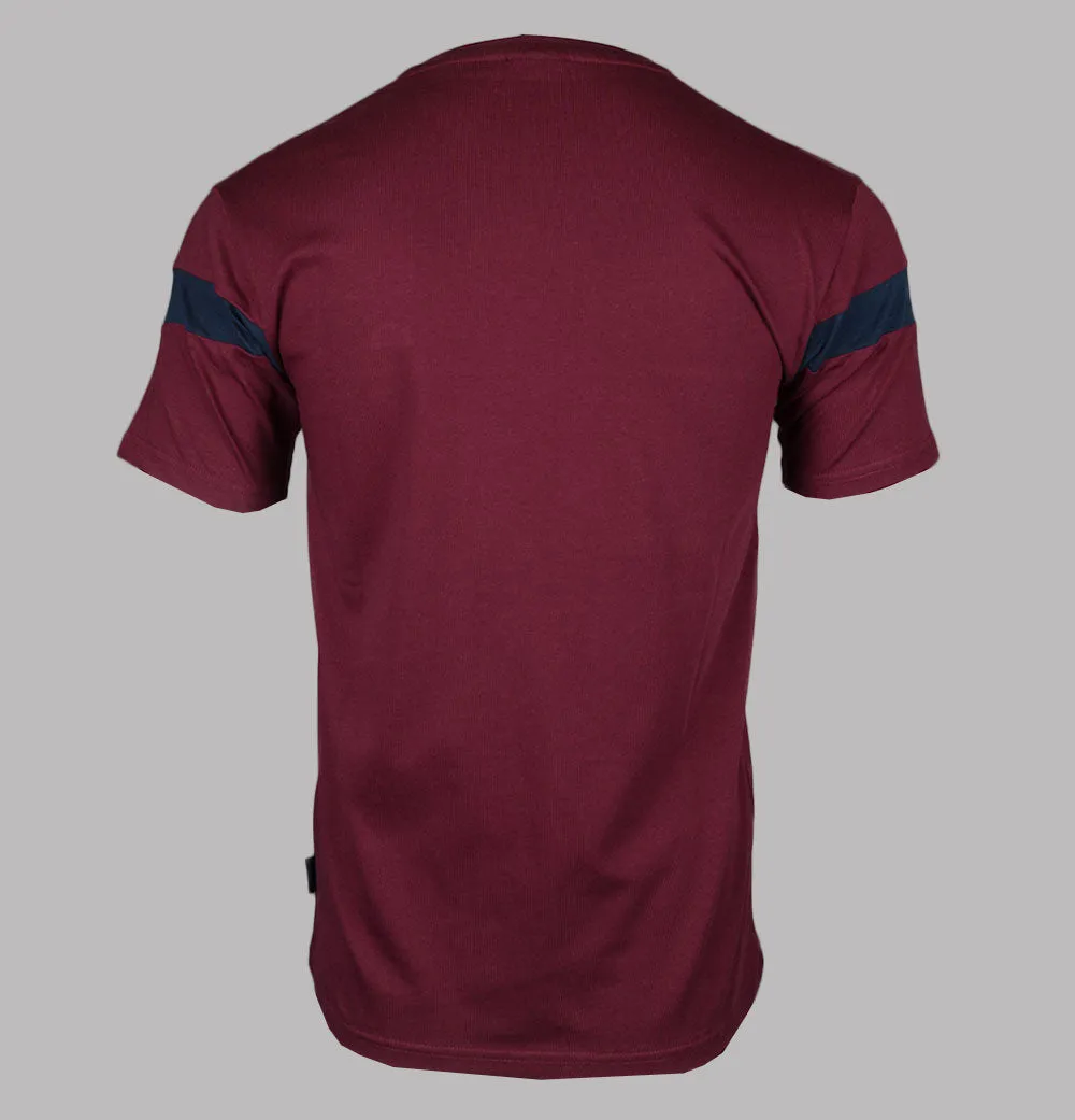 Ellesse Caserio T-Shirt Burgundy