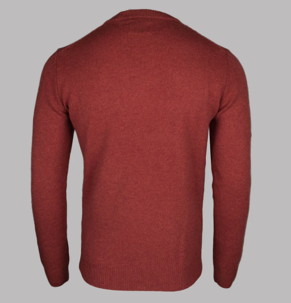 Farah Birchall Lambswool Jumper Crimson