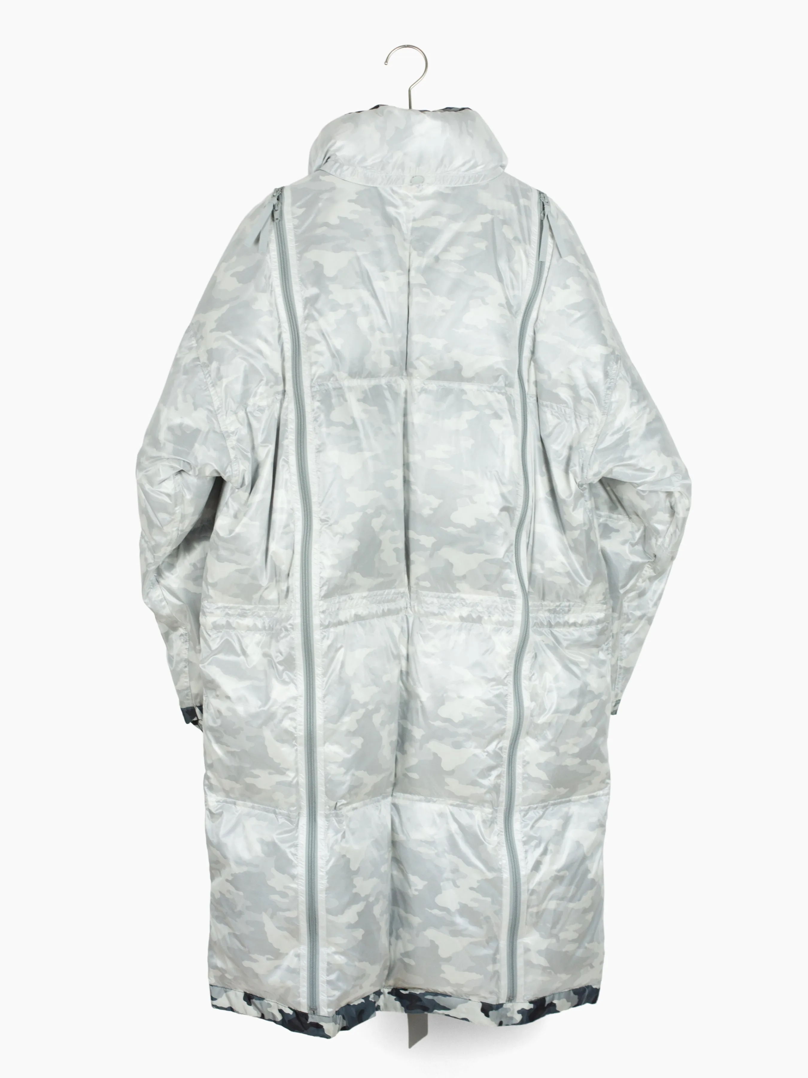 Final Home 90s Snow Camo Down-Filled Survival Parka