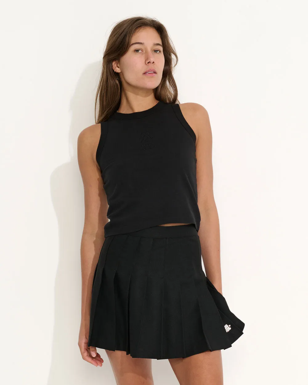 Finesse x X-girl Tennis Skirt Black
