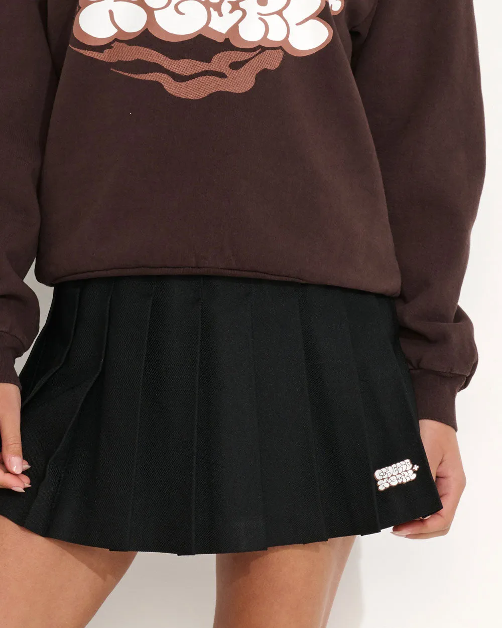 Finesse x X-girl Tennis Skirt Black