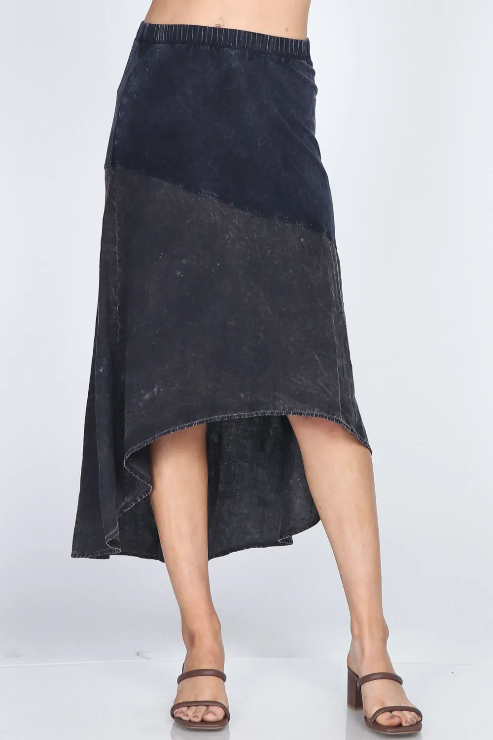 French Terry Hi-Lo Skirt