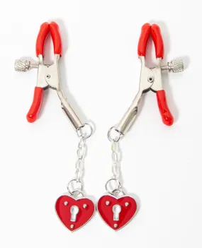 HEART CHARM CLAMPS