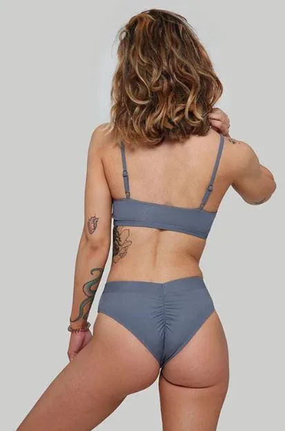 Hills Bottoms Ribbed Dark Grey
