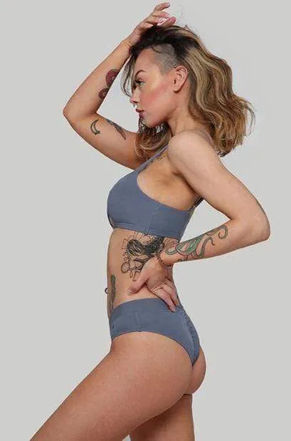 Hills Bottoms Ribbed Dark Grey