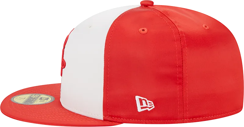 Men's Houston Rockets New Era 59FIFTY Satin Fitted Cap