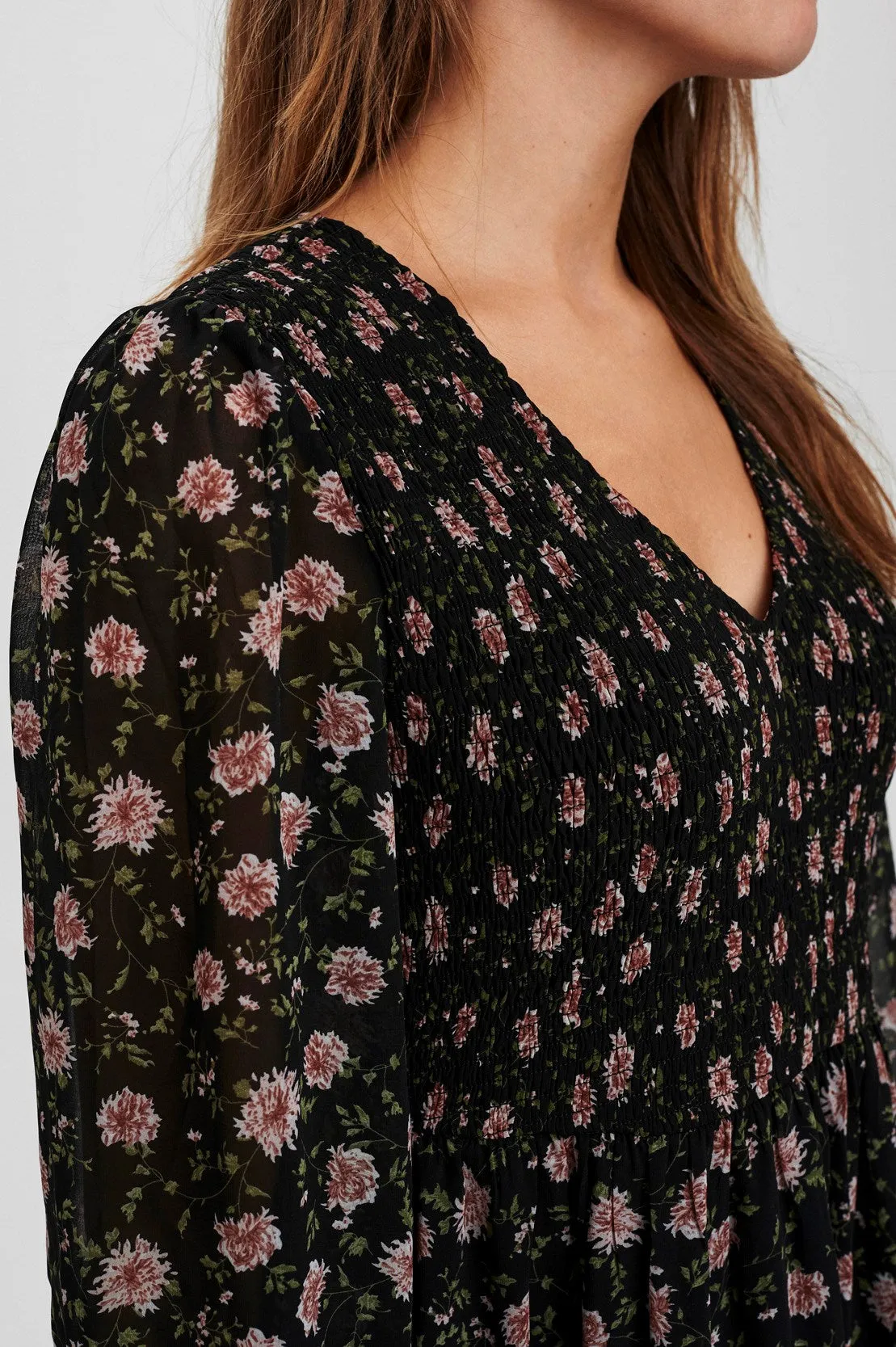 NUCALVIN DRESS - Caviar