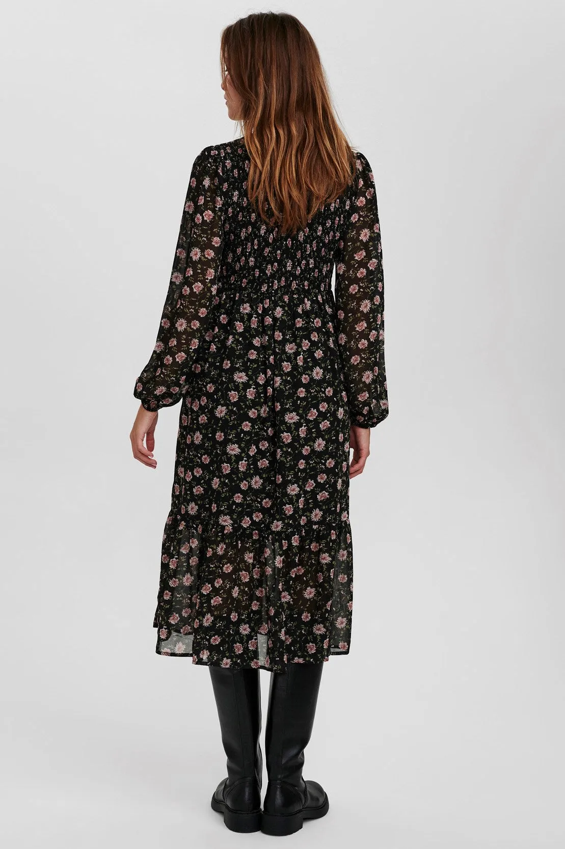 NUCALVIN DRESS - Caviar