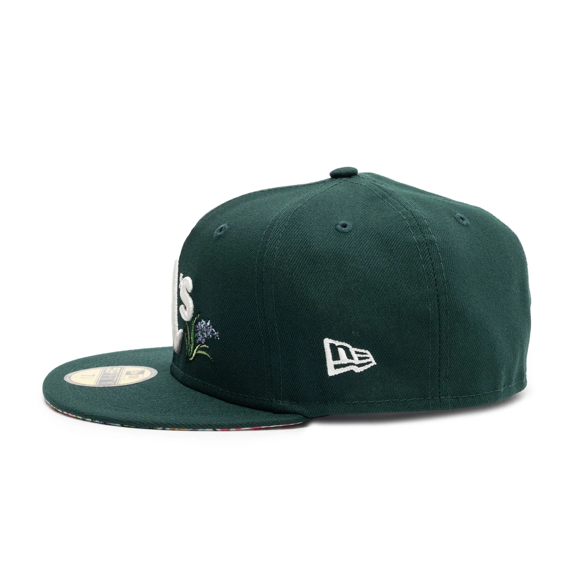 Oakland A's Watercolor Floral Green