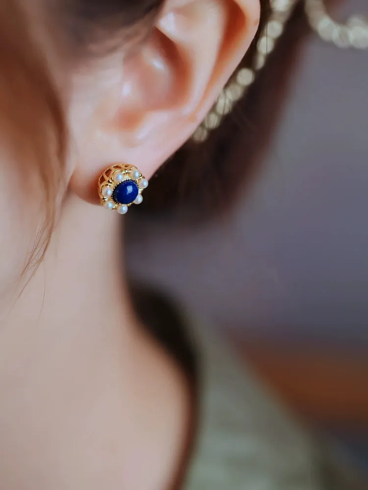 Pearl Earrings: Night