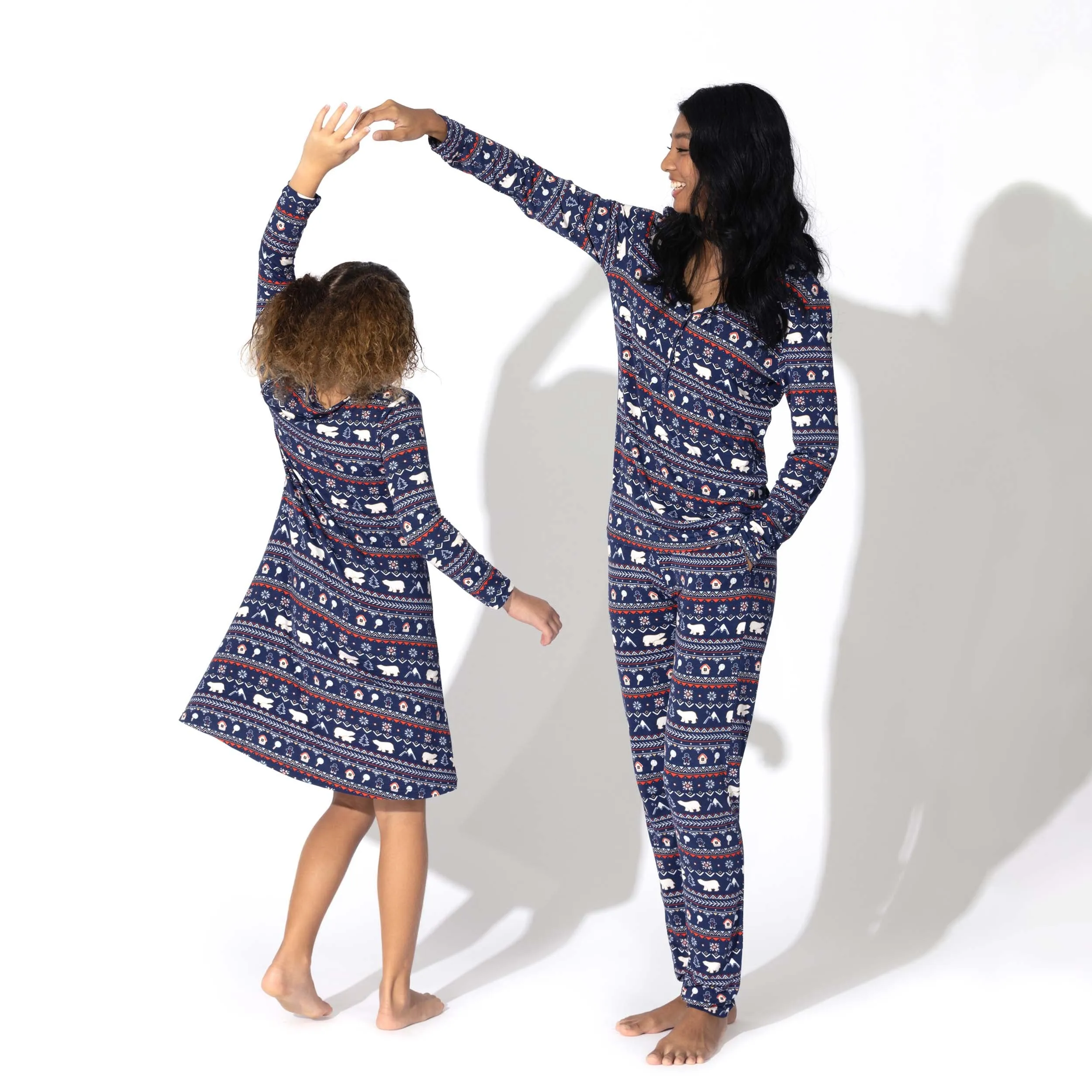 Polar Isle Blue Bamboo Women's Pajama Set