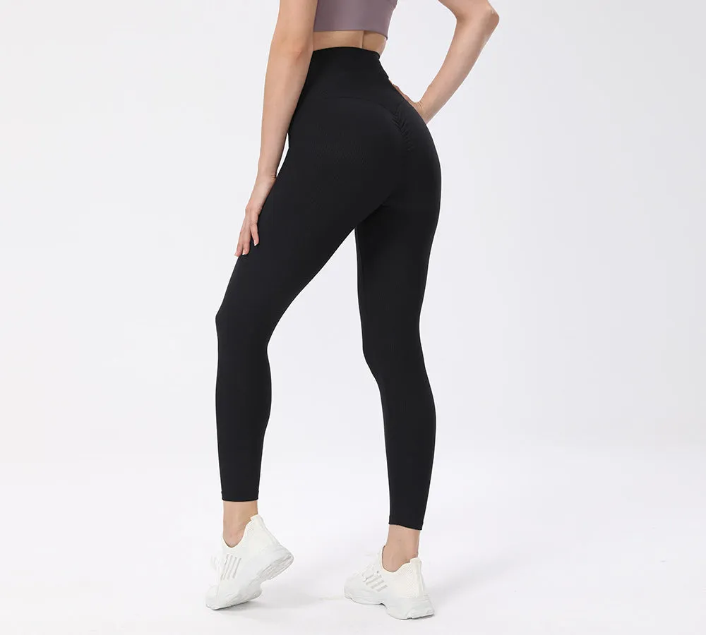 TARRAMARRA® High-Waist Ruched Butt Lifting Flow Ribbed Ankle Legging