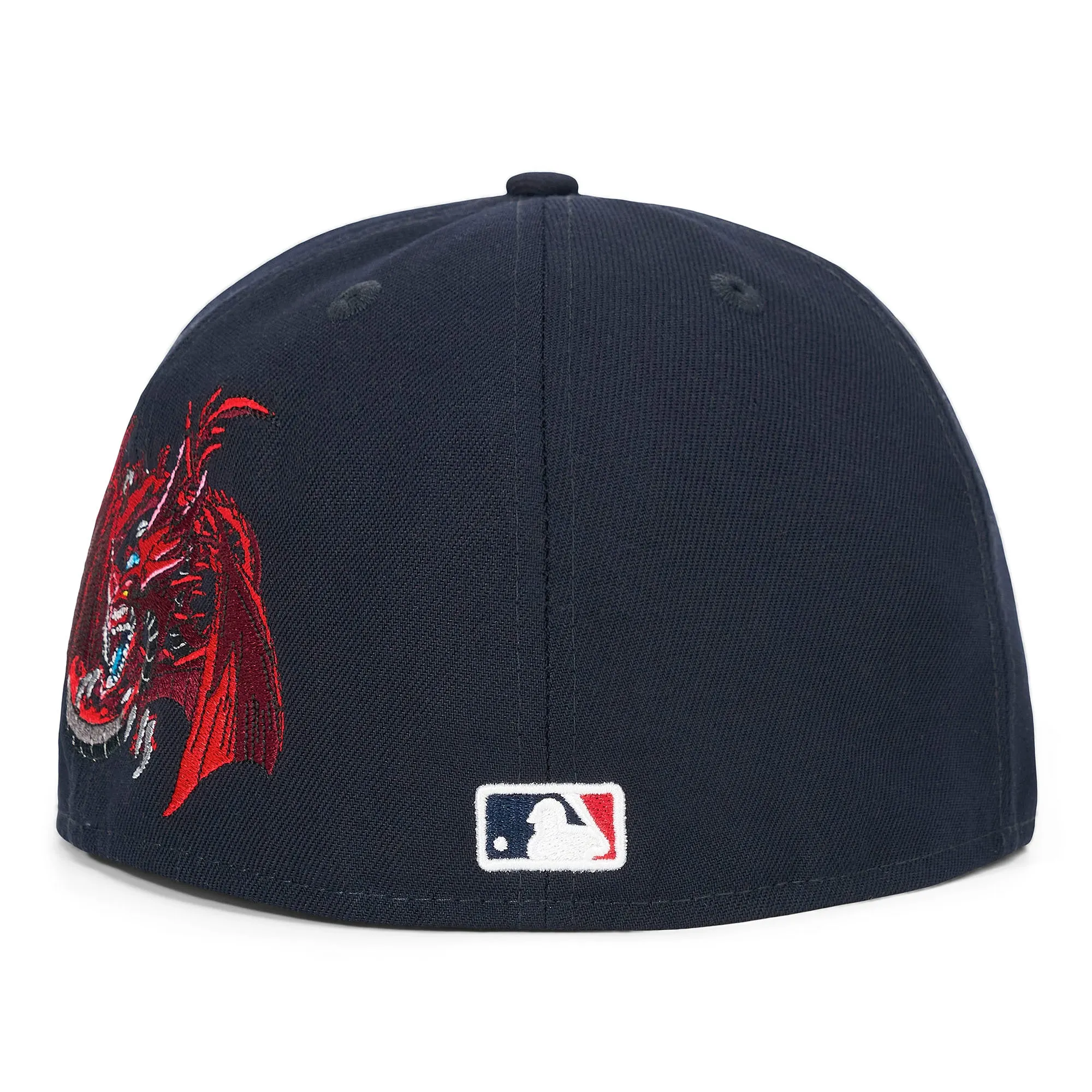 YUGIOH SLIFER BOSTON FITTED HAT (NAVY) *PRE ORDER*